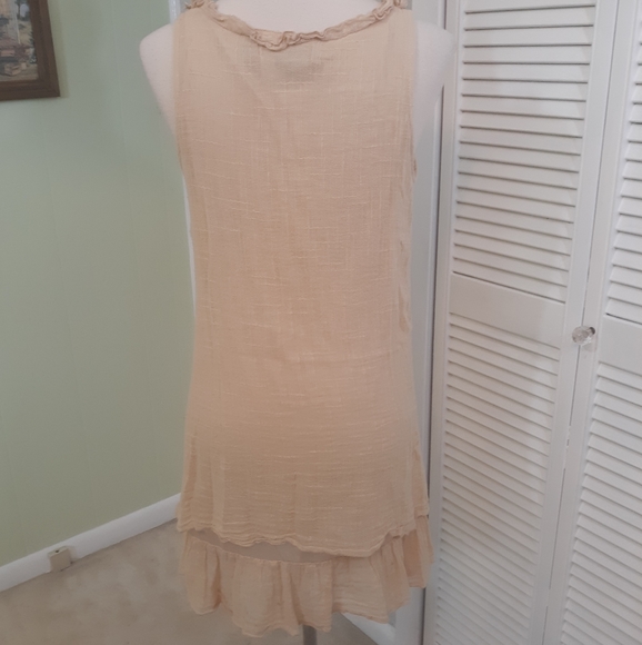Urban mango ruffle gauze sundress medium *6 - Picture 3 of 5